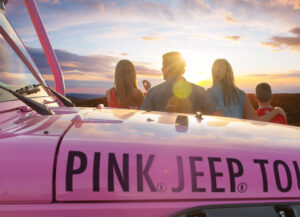 pink jeep